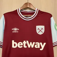 Camisa West Ham I 2024/25, foto 3