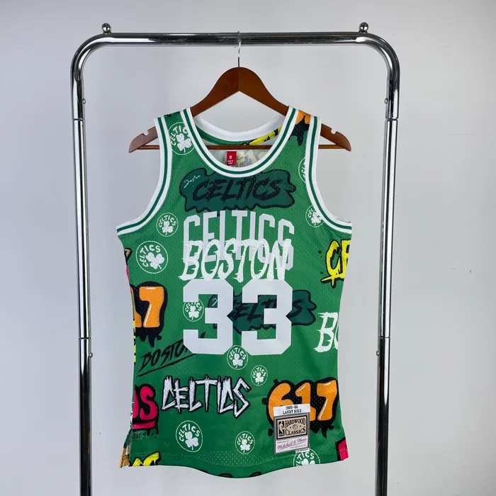 Regata Boston Celtics Larry Bird 1985/86 Retrô (2), foto 1