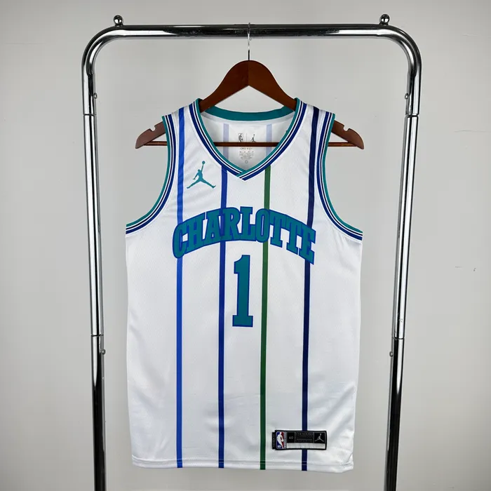 Regata Charlotte Hornets C Classic Edition 2019 Retrô, foto 1