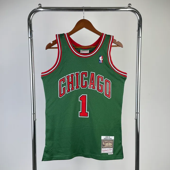 Regata Chicago Bulls C Derrick Rose 2008/09 Retrô, foto 1
