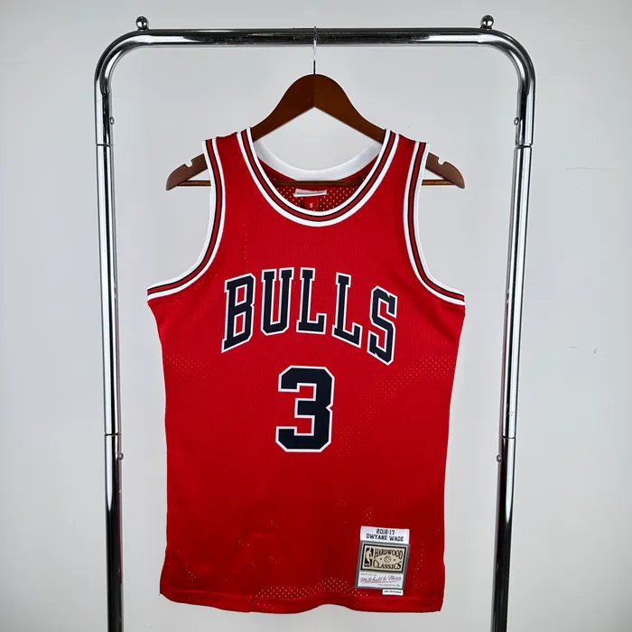 Regata Chicago Bulls C Dwayne Wade 2016/17 Retrô, foto 1
