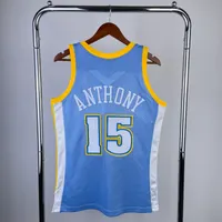 Regata Denver Nuggets Carmelo Anthony 2003/04 Retrô, foto 5