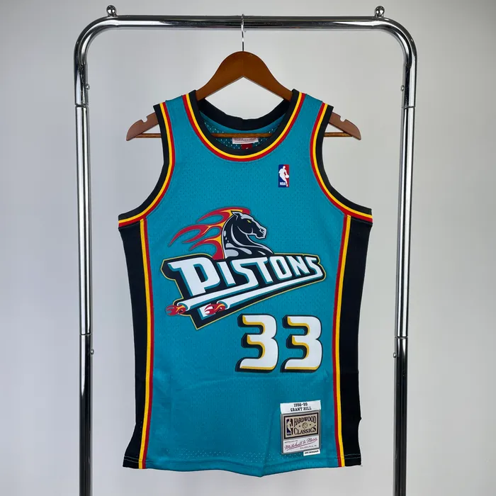 Regata Detroit Pistons Grant Hill 1998/99 Retrô, foto 1