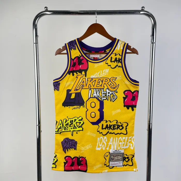 Regata Los Angeles Lakers Kobe Bryant 1996/97 Retrô, foto 1