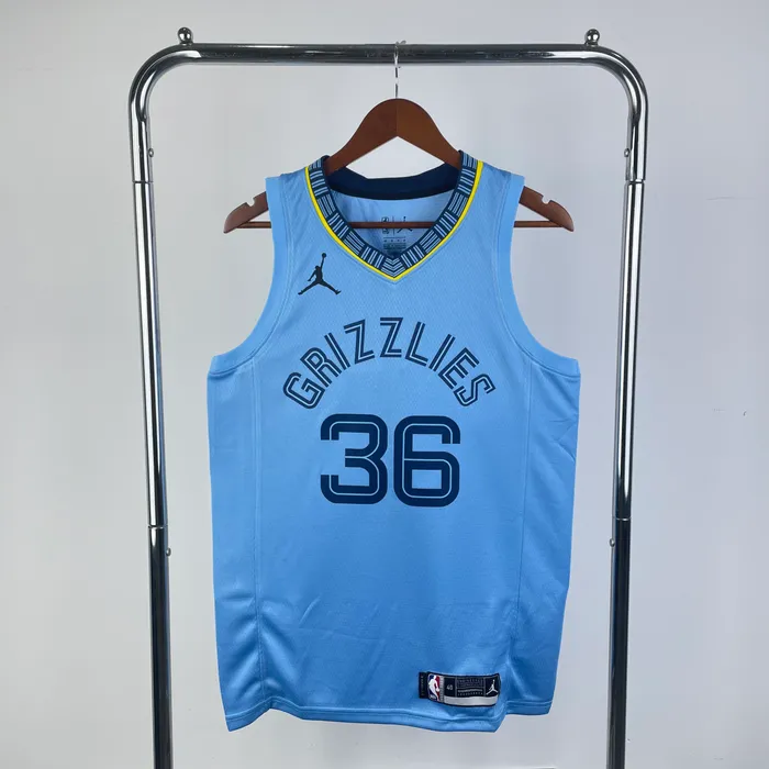 Regata Memphis Grizzlies Statement Edition 2020/21 Retrô, foto 1
