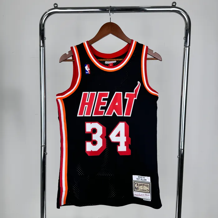 Regata Miami Heat Ray Allen 2013/14 Retrô, foto 1