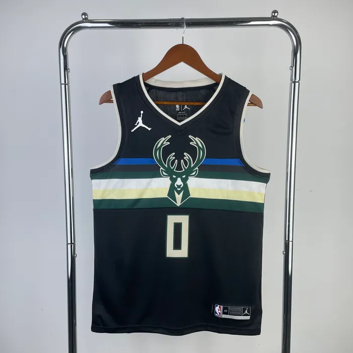 Regata Milwaukee Bucks Statement Edition 2020/21 Retrô, foto 1