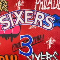 Regata Philadelphia 76ers Allen Iverson 1996/97 Retrô, foto 3