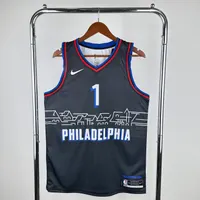 Regata Philadelphia 76ers City Edition 2020/21 Retrô, foto 1