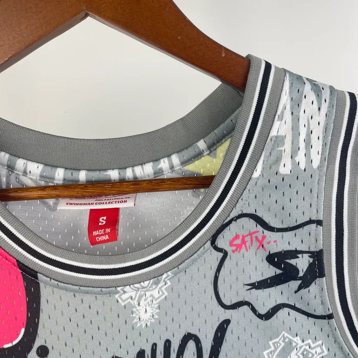 Regata San Antonio Spurs Tim Duncan 1998/99 Retrô, foto 2