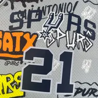 Regata San Antonio Spurs Tim Duncan 1998/99 Retrô, foto 3